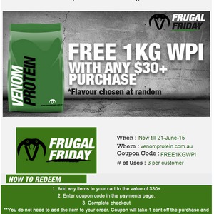 coupon venom protein
